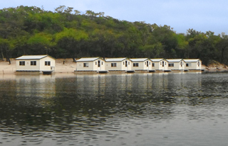 Campsite on the Amazon