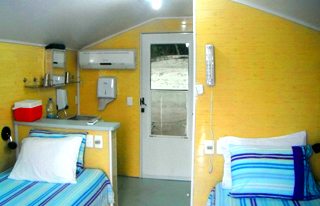 Clean, Functional, and Air-Conditioned Cabins